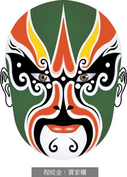 瓢脸谱图片,瓢脸谱的神秘魅力